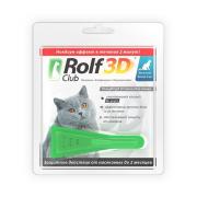 Rolf club 3D капли на холку от блох и клещей для кошек весом более 4 кг, 1 пипетка